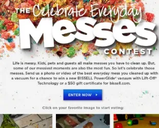 Celebrate Everyday Messes and Win a new BISSELL PowerGlide Vacuum