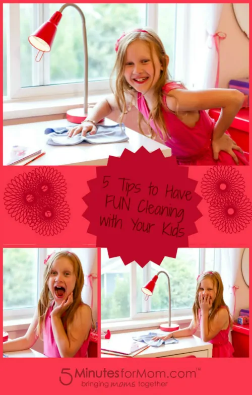 tips for cleaning with kids