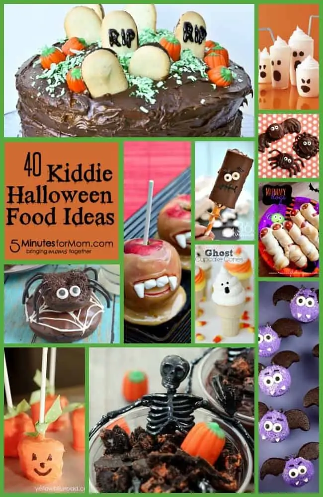 40 Kiddie Halloween Food Ideas