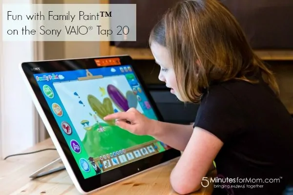 Sony VAIO Tap 20 Mobile Touch Desktop — A PC Designed for Family Life