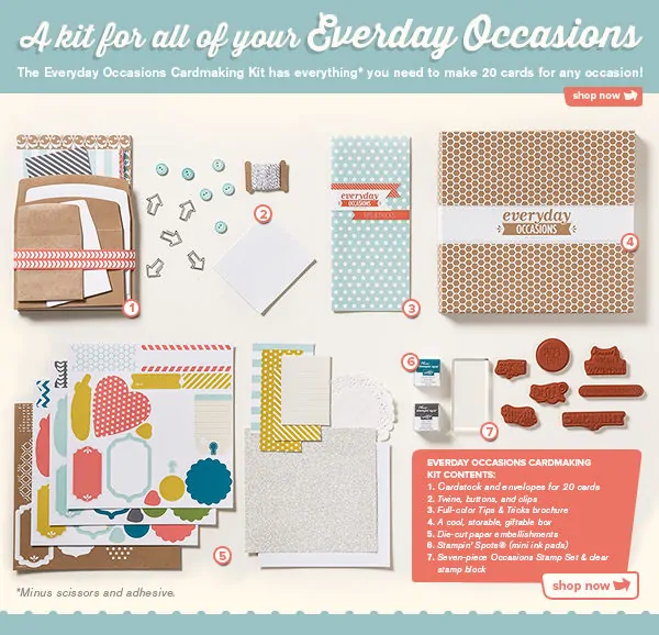 Everyday Occasions by Stampin’ Up! {Review & Giveaway}