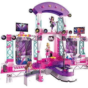 Mega Bloks Barbie® Build ‘n Play Super Star Stage Review and #Giveaway