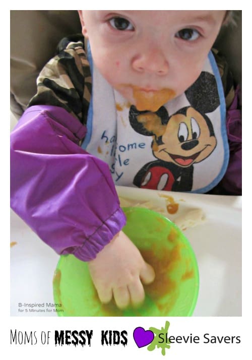 Moms of Messy Kids Love Sleevie Savers + #Giveaway