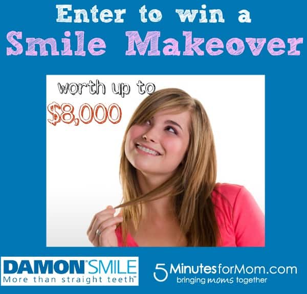 Win a Smile Makeover of a Lifetime! giveaway damondiva 5 Minutes