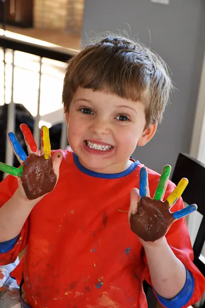 Thanksgiving Handprint Art - My Boy