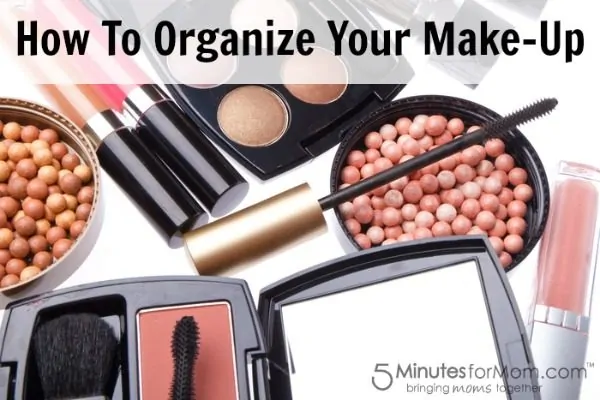 How To Organize Your Make-Up Using Everyday Items