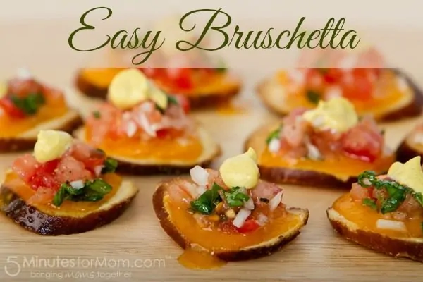 Easy Bruschetta Appetizer Recipe