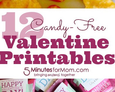 12 Candy Free Valentine's Day Printables