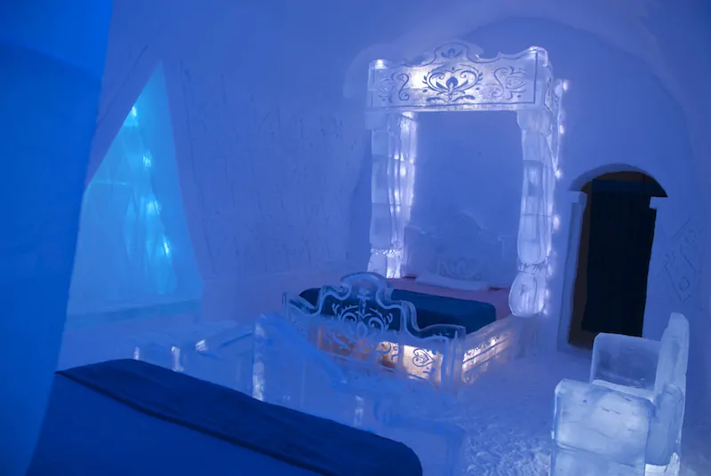 Frozen Room in Ice Hotel 2