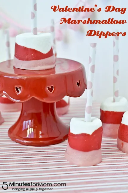 Valentine's Day Marshmallow Dippers