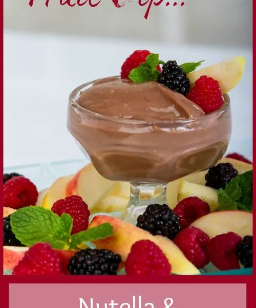 Easy Nutella and Cream Cheese Fruit Dip