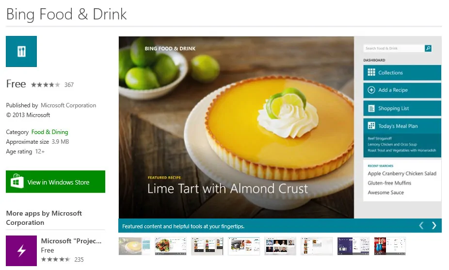 windows-bing-food-drink