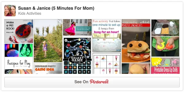 Kids Activities Pinterest Board