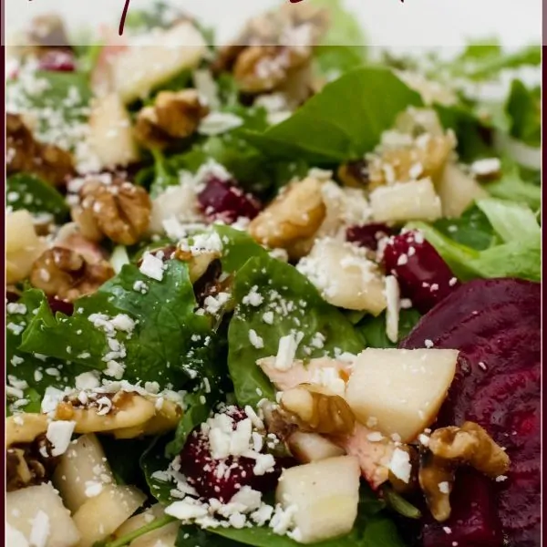 Beet and Pear with Baby Kale Salad Recipe