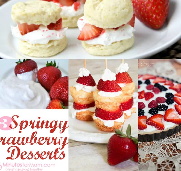 13 Springy Strawberry Desserts