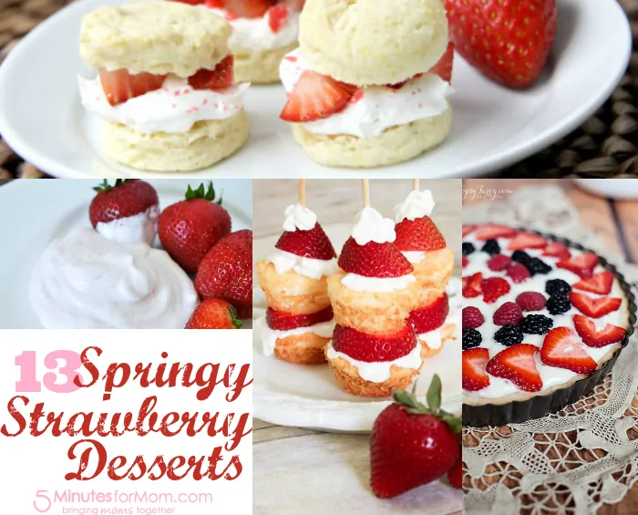 13 Springy Strawberry Desserts