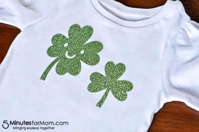 How to Make a Shamrock Shirt with Iron-On Vinyl-8