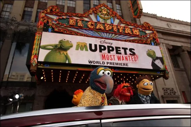 Muppets Most Wanted Red Carpet Gonzo
