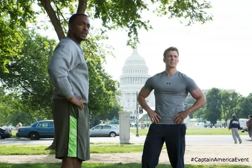 Sam Wilson and Steve Rogers - #CaptainAmericaEvent