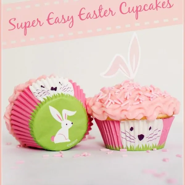 Super Easy Easter Cupcakes