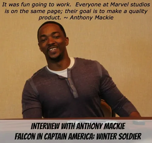 Anthony Mackie Quote Interview Photo  - #CaptainAmericaEvent