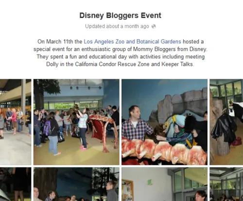 Disney Blogger Event at the LA Zoo