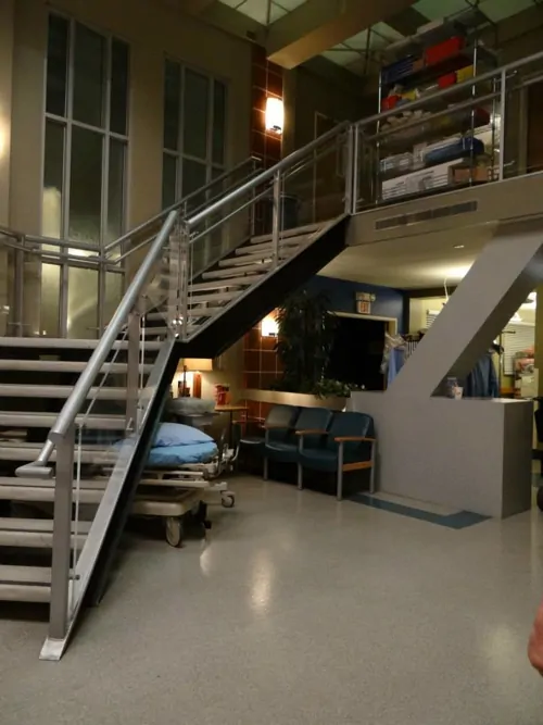 Grey's Anatomy - Hospital Stairs - #ABCTVEVENT