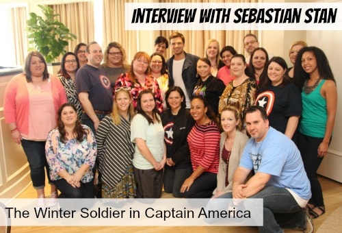 Group Sebastian Stan - #CaptainAmericaEvent