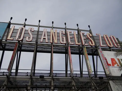 LA Zoo Sign