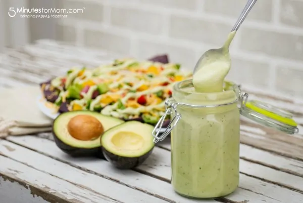 avocado yogurt dressing and dip recipe