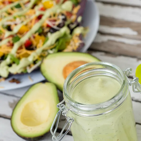 Avocado Yogurt Dressing and Dip Recipe