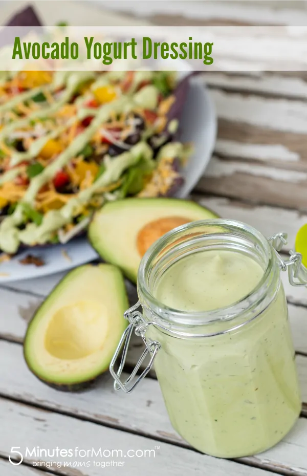 avocado yogurt dressing and dip recipe