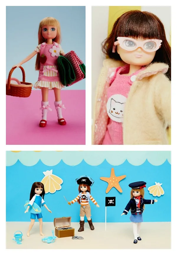 lottie doll collage