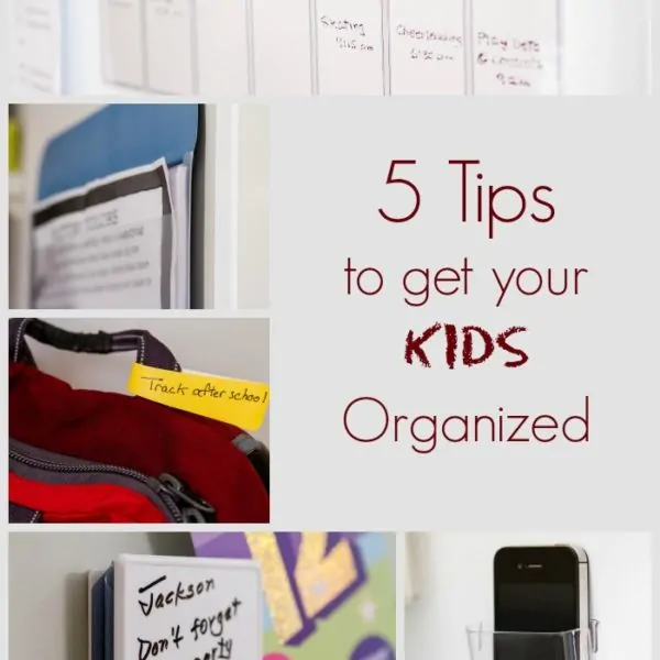 5 Organizing Tips for Kids