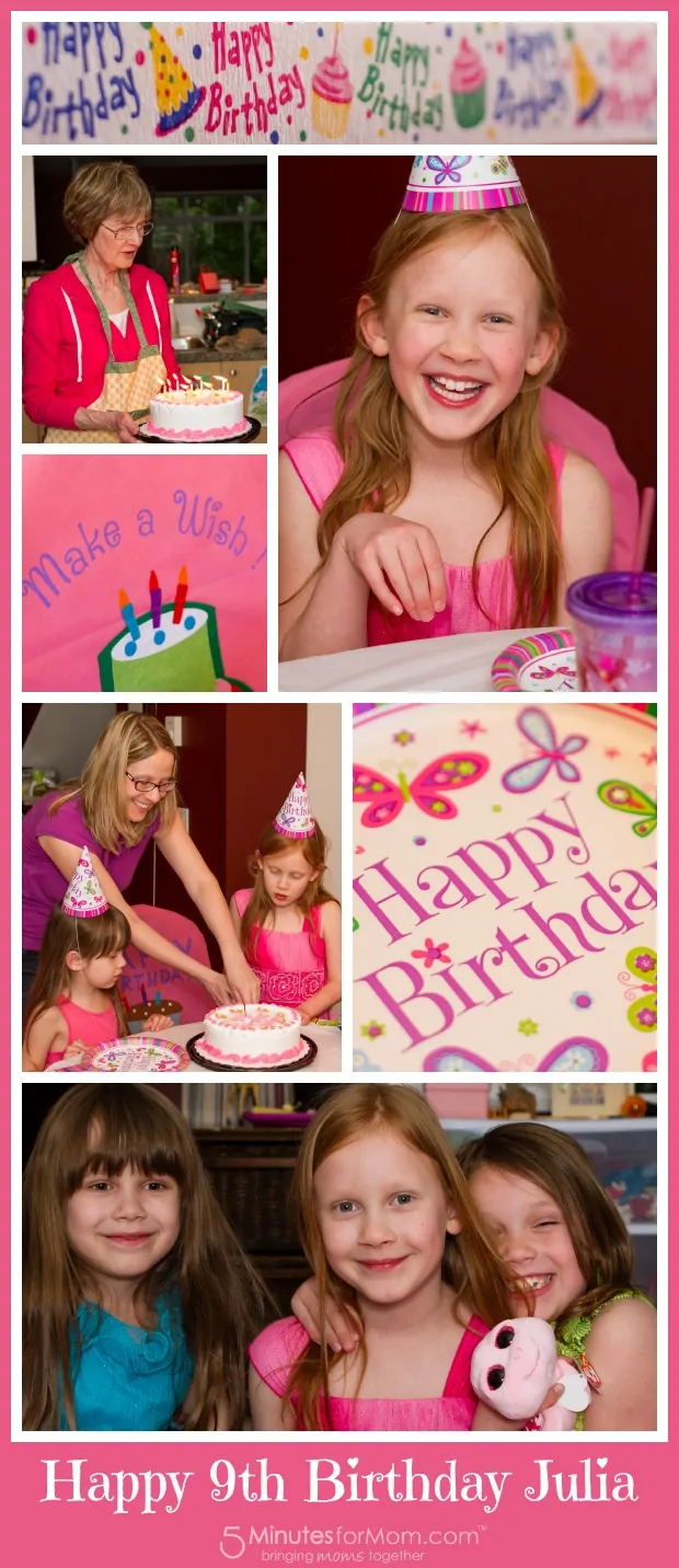 Happy 9th Birthday Julia