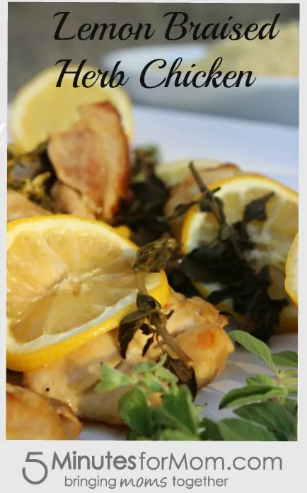 Lemon Braised herb chicken title