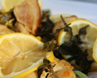 Ask the Domestic Life Stylist: Lemon Braised Herb Chicken