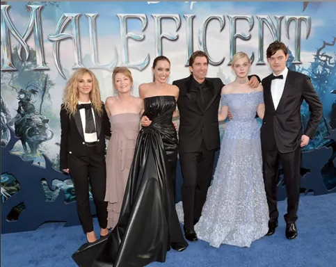 Angelina Jolie Stuns on the Blue Carpet at the #Maleficent Premiere