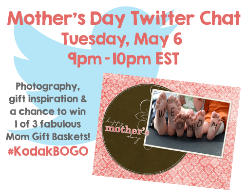 Join #KodakBOGO Mother’s Day Twitter Party with Gift Basket Giveaway