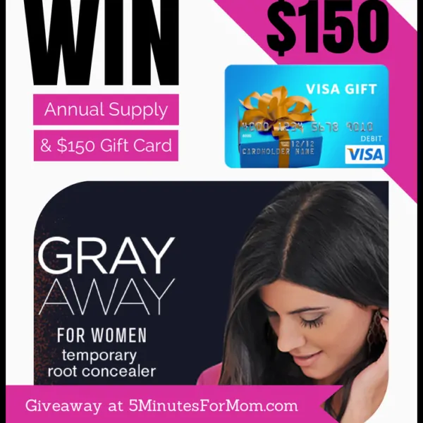 Love Gray Away? Win an Annual Supply and $150 Visa Gift Card