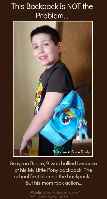 Grayson Bruce My Little Pony Backpack