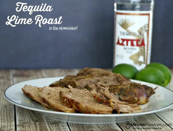 Tequila Lime Roast (in the slowcooker!) / by www.BusyMomsHelper.com via 5MinutesForMom.com #roast #tequilalime #slowcooker