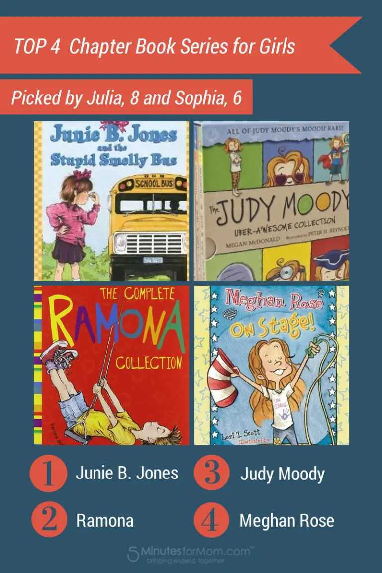 These are funny, easy to read books for girls. Perfect to read aloud with a child in kindergarten or for ages 6 to 8 to read silently. Since they are series of chapter books, kids will keep reading one after the other. Great education!