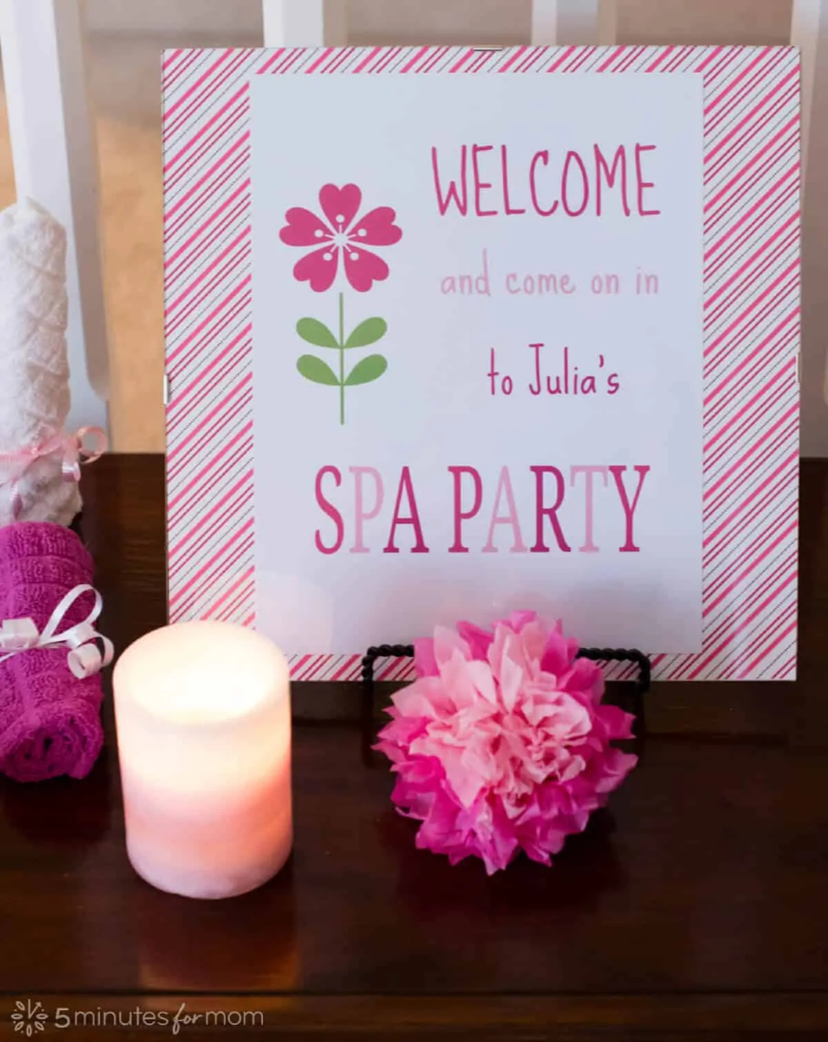 Spa party ideas for 5 sales year old