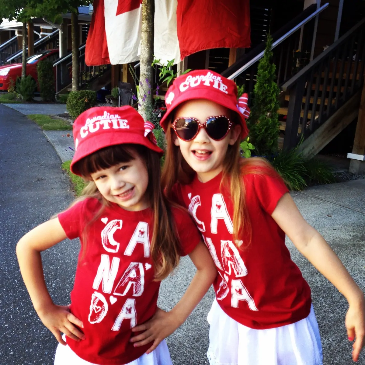 Canada Day 2014 Sophia and Julia