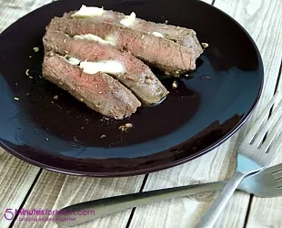 Rosemary Marinated Garlic Butter Steak