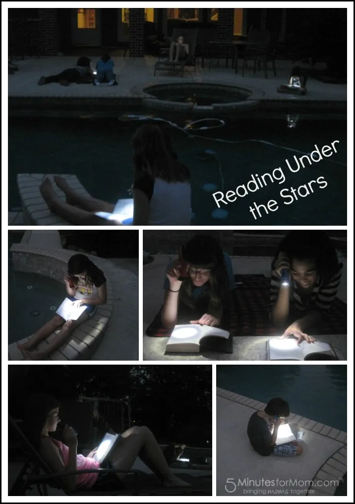 Reading Under the Stars Collage