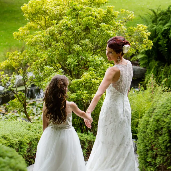 A Bride and Her Daughter