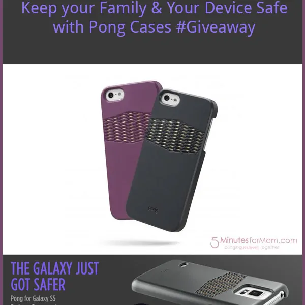 Protect Your Family and Your Device with Pong Case #Giveaway