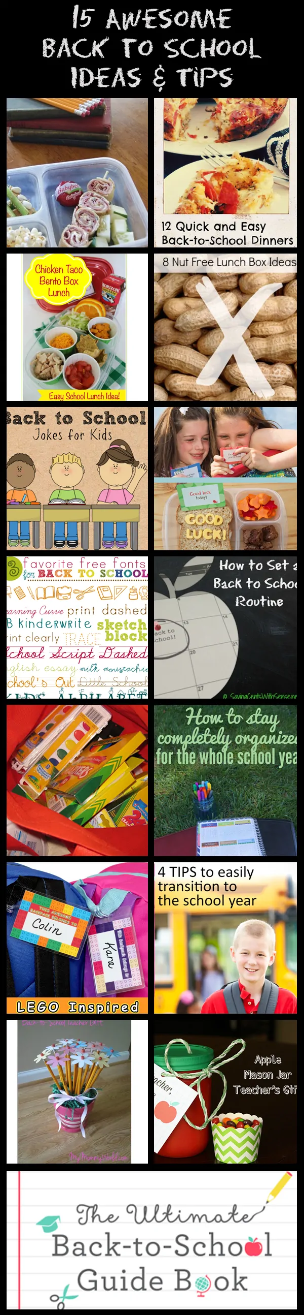 15 Back to School Ideas #RoundUp